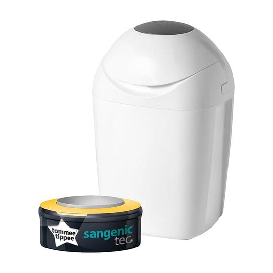 Tommee Tippee Sangenic Tec Nappy Disposal System with 1 Cassette - White image number 3